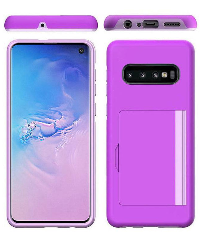 Armor Protective Card Holder Case for Samsung S10 - Libiyi