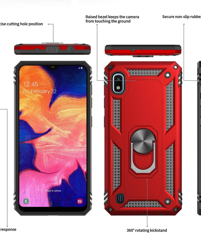 Luxury Armor Ring Bracket Phone Case For Samsung A10e-Fast Delivery - Libiyi