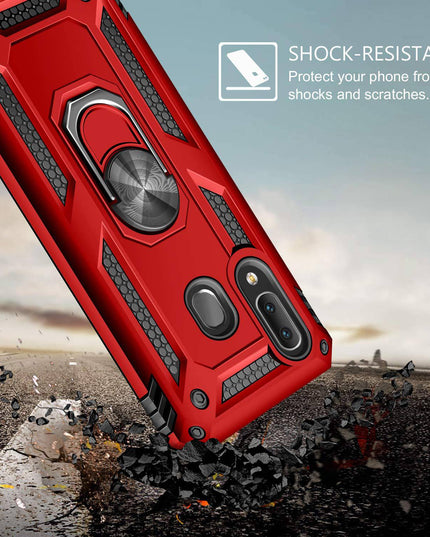 Luxury Armor Ring Bracket Phone Case For Samsung A40-Fast Delivery - Libiyi