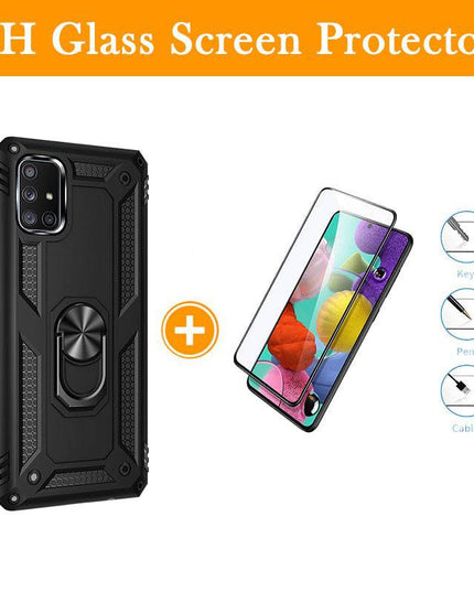 Luxury Armor Ring Bracket Phone Case For Samsung A51-Fast Delivery - Libiyi