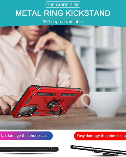 Samsung A52 Luxury Armor Ring Bracket Phone Case - Libiyi