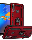Rouge / MOTO E6 Plus / Cas seulement