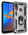 Argent / MOTO E6 Plus / Cas seulement