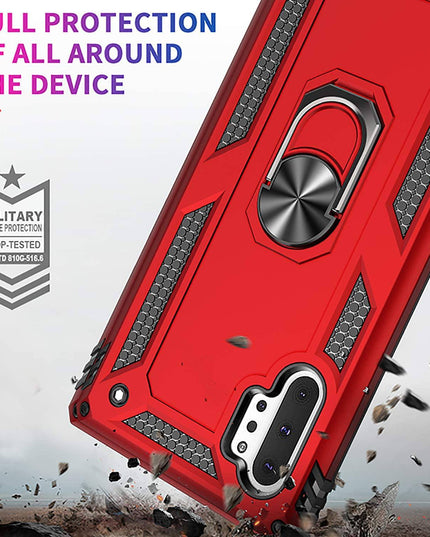 Luxury Armor Ring Bracket Phone Case For Samsung Note 10 Plus-Fast Delivery - Libiyi