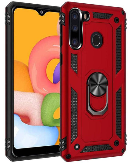 Luxury Armor Ring Bracket Phone Case For Samsung A21-Fast Delivery - Libiyi