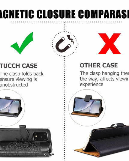 2022 Luxury Embossed Mandala Leather Wallet Flip Case for Samsung A21 - Libiyi