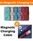 Rouge / SamsungA42(5G) / Avec câble de chargement magnétique