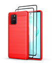 Vermelho / S10 Lite / Com protetores de tela de 2 pacotes