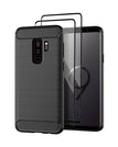 Noir / S9 Plus / Avec 2 protecteurs d'écran