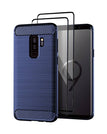 Bleu / S9 Plus / Avec 2 protecteurs d'écran