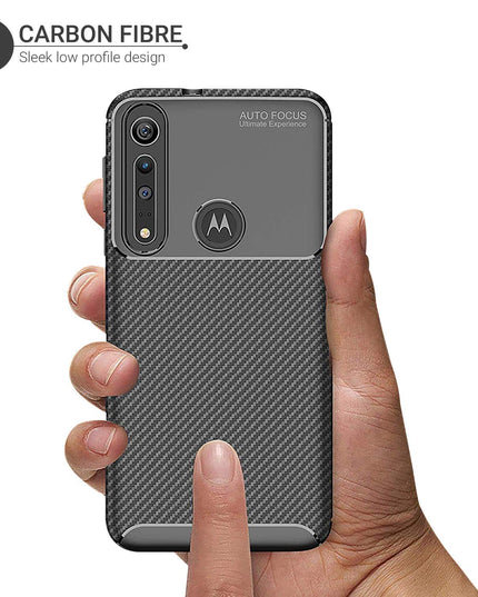 Carbon Fiber TPU Ultra Slim Fibre Case For Moto - Libiyi