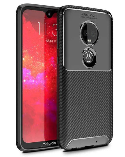 Carbon Fiber TPU Ultra Slim Fibre Case For Moto - Libiyi