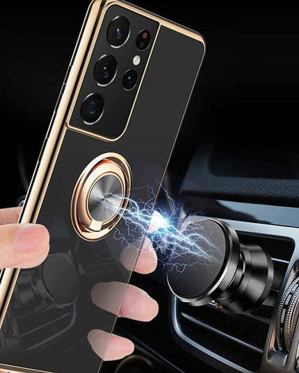 Slim Thin Finger Ring Case For Samsung S21 Ultra - Libiyi