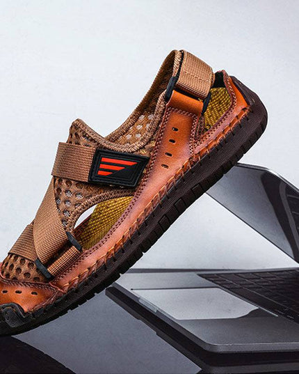 Libiyi Men's Casual Beach Breathable Plus Size Sandals - Libiyi