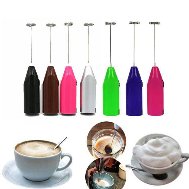 Electric Mini Mixer Frother Milk Whisk For Whipping Cooking Hand Hold Whisker Coffee Egg Ice Cream Multi-function - Libiyi