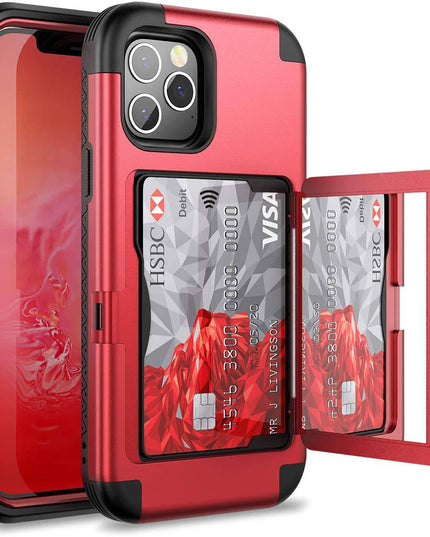 2-in-1 Heavy Duty Protection Case With Hidden Mirror For iPhone 12 Series - Libiyi