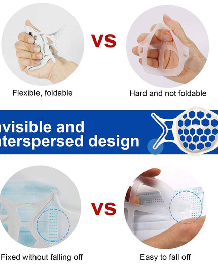 7th Generation 3D Silicone Softer Face Mask Bracket-Prevent Glasses From Fogging - Libiyi